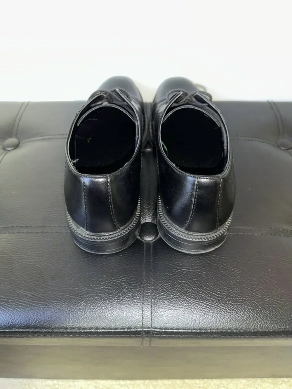 Stafford Cap Toe Leather Black